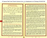El Yazması Fetih Suresi Tamamı Safran Miski Amber Gülsuyu Karışımı Mürekkep İle Elle Yazılmıştır
