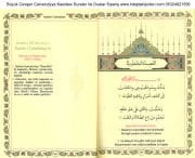 Büyük Cevşen, Celcelutiye Kasidesi, Evradı Kudsiye, Sekine, Delailün Nur, Tercumani İsmi Azam Tahmidiye Duası Ve Sureler Arapça Türkçe Meali Ve Transkriptli Türkçe Okunuşlu, Hizbul Envarül Hakaikın Nuriyye, Fihristli 14x21 cm Ebat 616 Sayfa