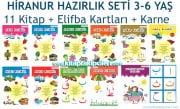 Hiranur Eğitim Seti, 3-6 Yaş Okul Öncesi Dini Hazırlık Fasikül Kitapları, 12 Kitap ve Karne
