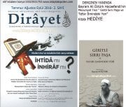 Dirayet Dergisi Temmuz Ağustos Eylül 2016, 2. Sayı, Bayram Ali Öztürk Hoca'nın Tezi Kitap HEDİYELİ