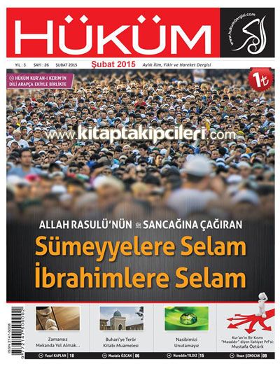 Hüküm Dergisi Şubat  2015 - 26. Sayı - Arapça Ekiyle Birlikte