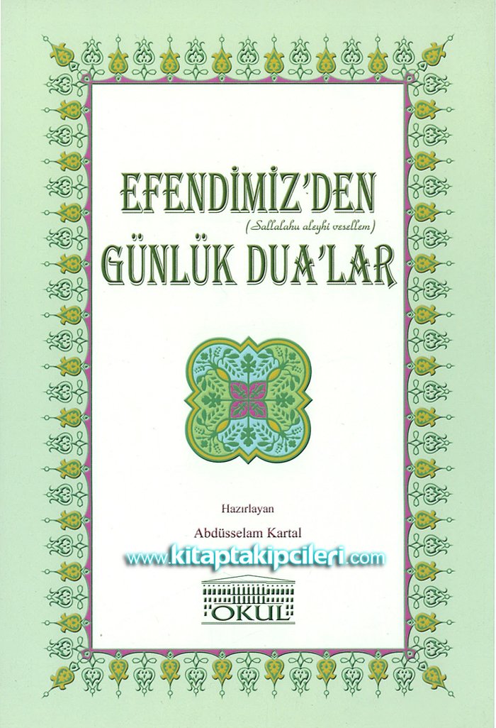 Efendimiz'den Günlük Dualar, Abdüsselam Kartal, 14x22 cm Katlanabilir KARTELA