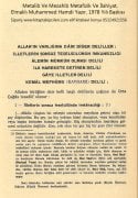 Metalib Ve Mezahib Metafizik Ve İlahiyat, Elmalılı Muhammed Hamdi Yazır, 1978 Yılı Baskısı