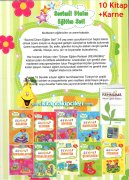 Sevimli Dinim Eğitim Seti, Etkinlikli, 3-6 Yaş Müslim Çocuk, A. Yıldız Çavuşoğlu, 10 Kitap + Karne