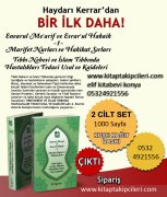 Envarul Mearif ve Esrarul Hakaik, Marifet Nurları Ve Hakikat Sırları, Tıbbı Nebevi Ve İslam Tıbbında Hastalıkları Tedavi Usul Ve Kaideleri, Haydarı Kerrar, 2 Cilt 1000 Sayfa