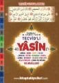 Tecvid Uygulamalı 41 Yasin Sureler ve Mealleri - Fihristli - Satır Altı Renkli Tecvidli - Rahle Boy