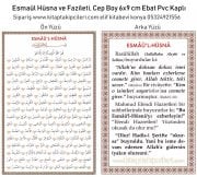 Esmaül Hüsna ve Fazileti, Cep Boy 6x9 cm Ebat Pvc Kaplı