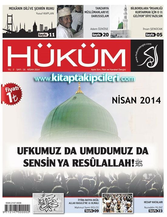 Hüküm Dergisi Nisan 2014 - 16. Sayı
