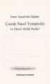 Çocuk Nasıl Yetiştirilir, İmam Gazaliden Öğütler