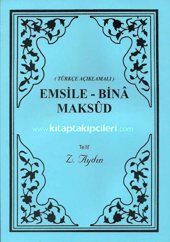 Türkçe Açıklamalı, Emsile, Bina, Maksud, Z.Aydın