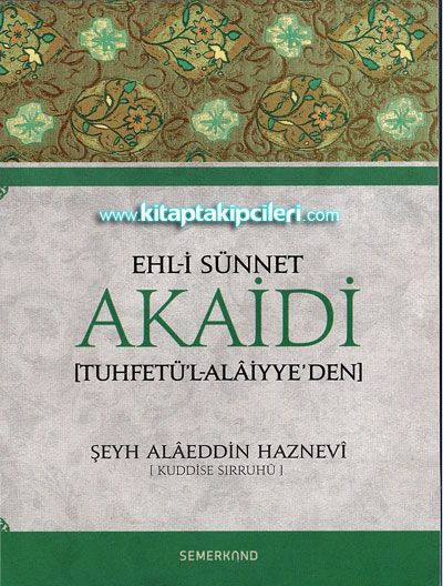 Ehli Sünnet Akaidi, Tuhfetül Alaiyye'den, Şeyh Alaeddin Haznevi, Cep Boy