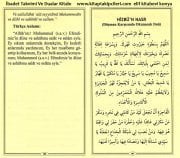 İbadet Takvimi ve Dualar, Hicri Mübarek Gün Ve Geceler, Salevatı Şerifeler, İsmi Azam, Hıfz, Şifa Ayetleri Duaları, Ömer Muhammed Öztürk, Çanta Boy