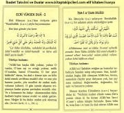 İbadet Takvimi ve Dualar, Hicri Mübarek Gün Ve Geceler, Salevatı Şerifeler, İsmi Azam, Hıfz, Şifa Ayetleri Duaları, Ömer Muhammed Öztürk, Çanta Boy