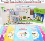 Tahin İle Pekmez Diyanet Okul Öncesi Dini Değerler Ve Kavramlar Öğrenci Kitap Seti  Kevser Ataseven Menşure Şuşoğlu Nigar Büşra Bahçeci 9 Kitap Ve Kartlar