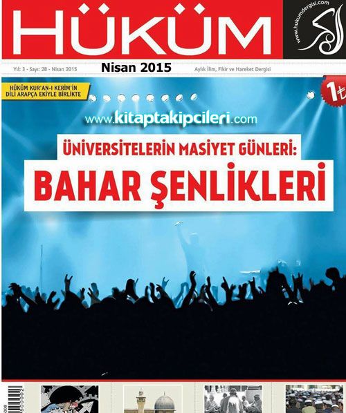 Hüküm Dergisi Nisan 2015 - 28. Sayı - Arapça Ekiyle Birlikte