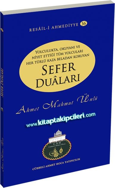 Sefer Duaları, Yolculukta Okuyanı Her Türlü Kaza ve Beladan Koruyan Dualar, Cübbeli Ahmet Hoca, Cep Boy