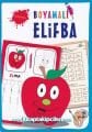 Boyamalı Çıkartmalı Elifba Büyük Boy Renkli