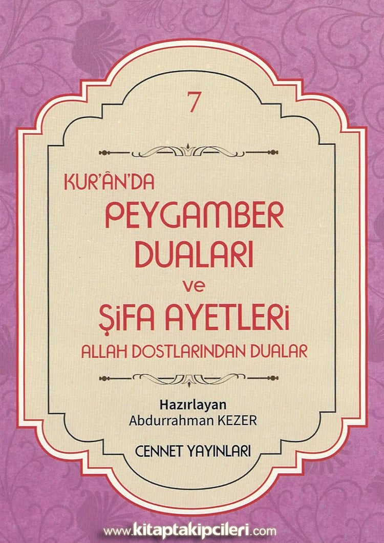 Kuranda Peygamber Duaları Ve Şifa Ayetleri, Allah Dostlarından Dualar, Abdurrahman Kezer, Çanta Boy