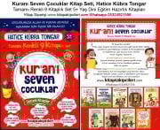 Kuranı Seven Çocuklar Kitap Seti, Hatice Kübra Tongar, Tamamı Renkli 9 Kitaplık Set 5+ Yaş Dini Eğitim Hazırlık Kitapları