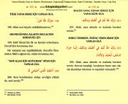Hısnul Müslim Dua ve Zikirler, Müslümanın Sığınacağı Sağlam Kale, Said El Kahtani, Tacettin Uzun, Cep Boy