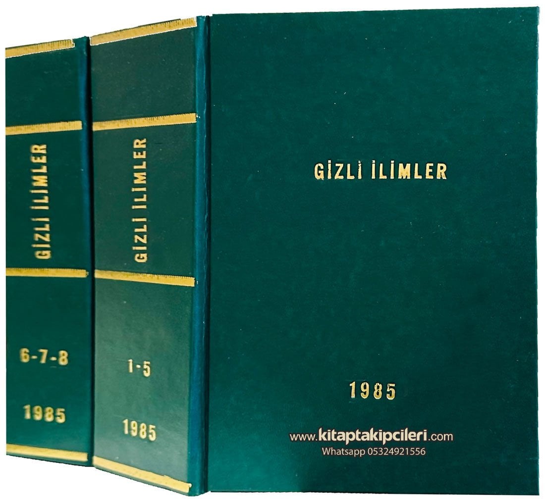 Gizli İlimler, Mustafa İloğlu 1985 Yılı Baskısı 8 Cilt 2 Kitap Toplam 2118 Sayfa