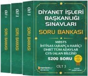 2026 Diyanet İşleri Başkanlığı Sınavları Soru Bankası, Mbsts, İhtisas (Arapça Hariç), Gys Alan Bilgisi, Dhbt Lisans Ve Tüm Adaylar,  Diyanet Uzman Yardımcılığı, Vaizlik, İlçe Müftülüğü, 5.200 Sorulu, Sabri Benli, Toplam 1.345 Sayfa