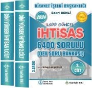 2024 İhtisas Diyanet Sabri Benli, 6350 Sorulu Dev Soru Bankası Konu Testleri, İlçe Müftülüğü, Müfettiş Yardımcılığı, Din İşleri Uzman Yardımcılığı, İl Müftü Yardımcılığı, İlahiyat Alanı, Başkanlık, Vaiz Ve Vaizelik Sınavı 2 Kitap 942 Sayfa