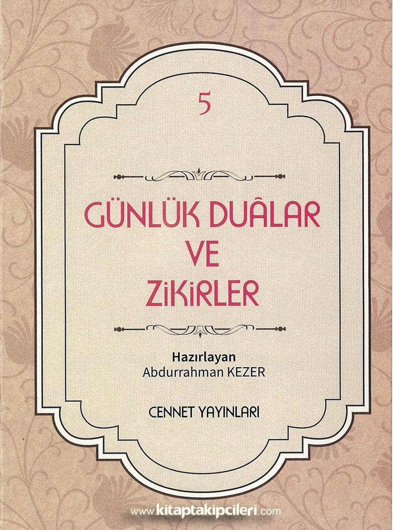 Günlük Dualar Ve Zikirler, Abdurrahman Kezer, Çanta Boy