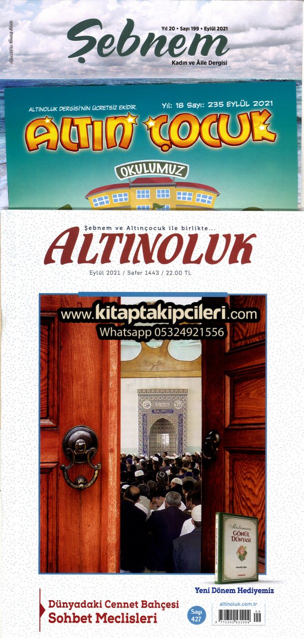 Altınoluk Dergisi Eylül 2021 | Şebnem Kadın Aile | Altın Çocuk | 3 Dergi