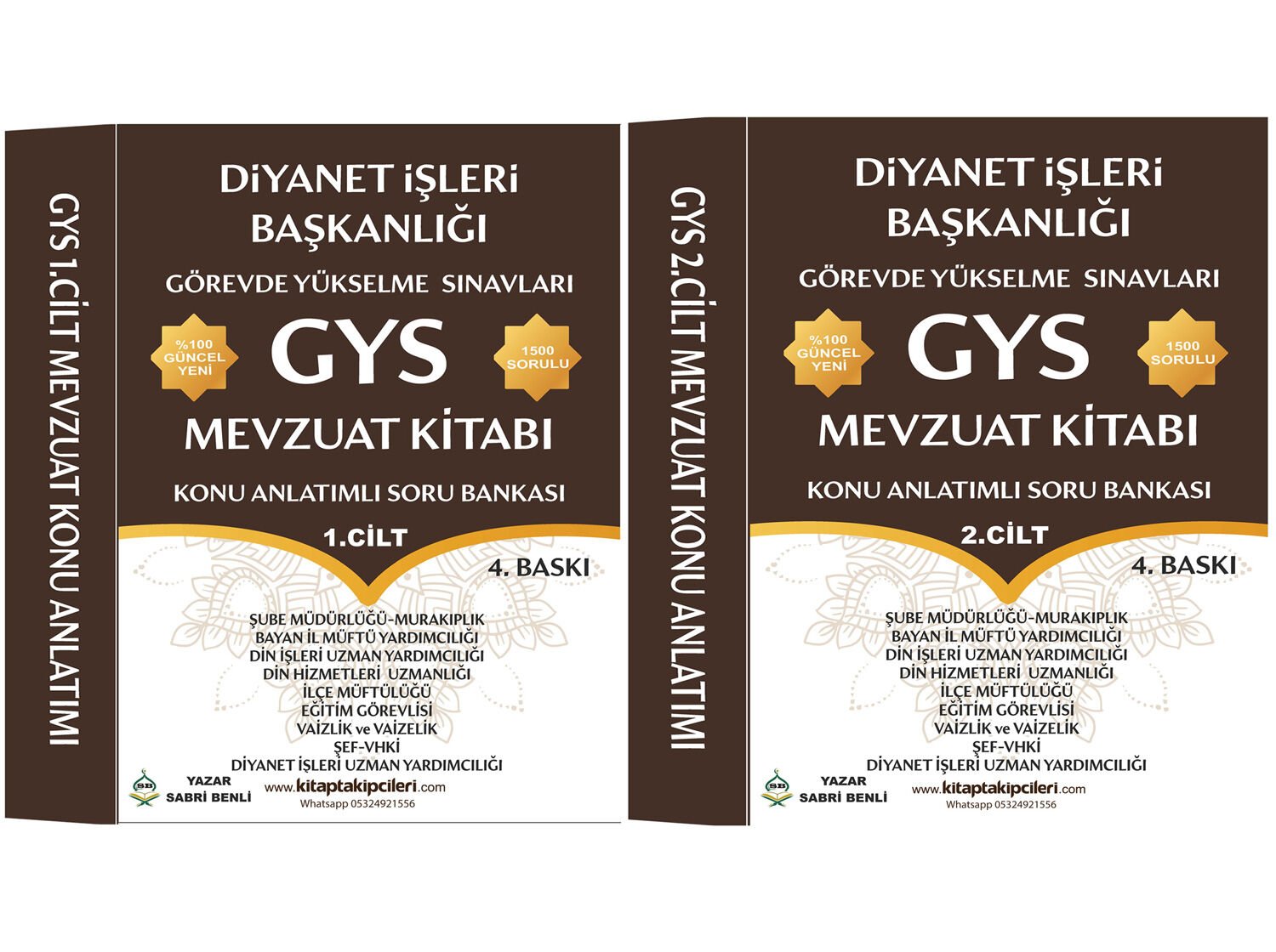 2026 GYS KONU ANLATIMLI MEVZUAT SORU BANKASI, Diyanet Görevde Yükselme, Sabri Benli, 1500 Sorulu  Murakıplık, Din Hizmetleri Uzmanlığı, Şube Müdürlüğü, Şeflik, Vaizlik, Vhki, 2 Cilt, 1013 Sayfa %100 Güncel