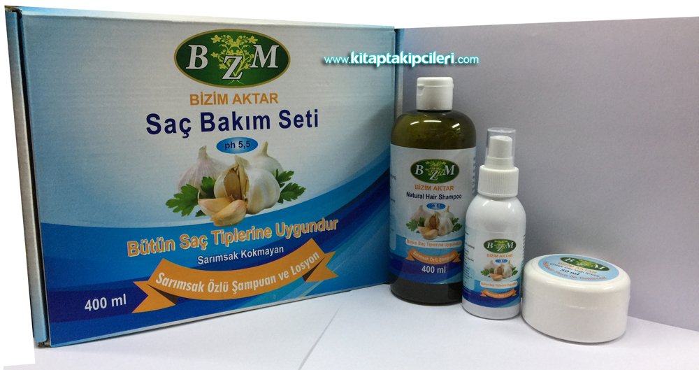 BZM Bizim Aktar Saç Bakım Seti, Kokmayan Sarımsak Özlü Şampuan, Ve Losyon, Çöreoktu Yağı Kremi