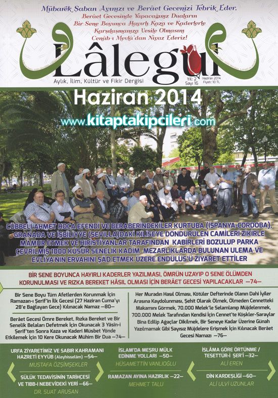 Lalegül Dergisi Haziran 2014 Sayısı