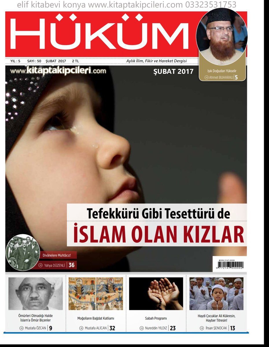 Hüküm Dergisi ŞUBAT 2017 Sayısı, Tefekkürü Gibi Tesettürü de İSLAM OLAN KIZLAR