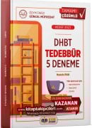 DHBT Tedebbür 5 Deneme Test Kitabı, Mustafa Uyan, Tüm Adaylar İçin Tamamı Çözümlü, 200 Soru 68 Sayfa