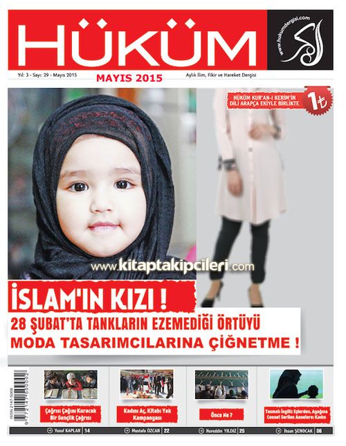 Hüküm Dergisi Mayıs 2015 - 29. Sayı - Arapça Ekiyle Birlikte