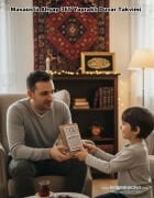 Ahşap Masa Üstü 2026 Yılı TÜRKİYE TAKVİMİ Namaz Vakitli 365 Yapraklı Duvar Takvimi