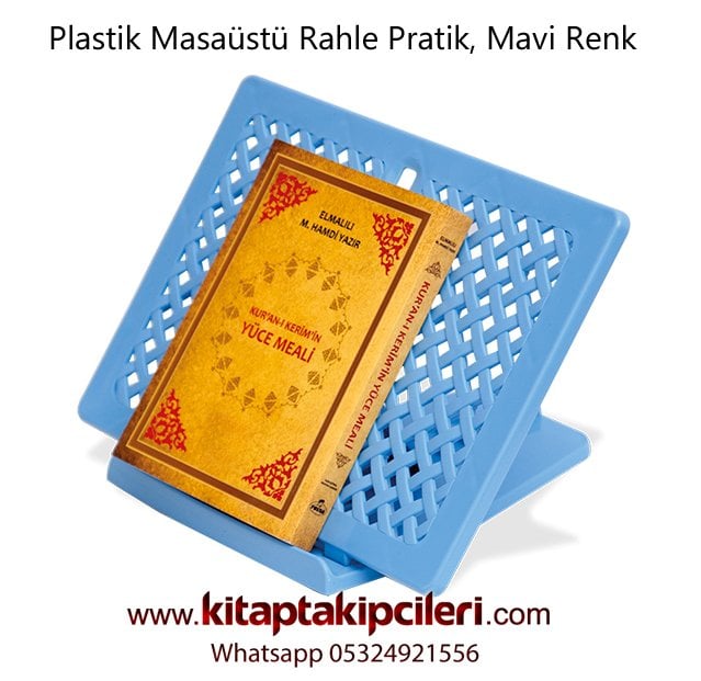 Plastik Masaüstü Rahle Pratik Dosso Mavi Renk