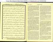 Karşılıklı Kuranı Mecid ve Tefsirli Meali Alisi, Mahmut Ustaosmanoğlu, Orta Boy 1232 Sayfa, Bir Sayfası Arapça Karşı Sayfası Türkçe Tefsirli Meali