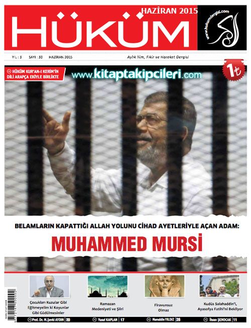 Hüküm Dergisi Haziran 2015  30. Sayı - Arapça Ekiyle Birlikte