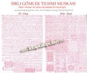 Sırlı Gömlek Tılsımı Muskası Deri Kolye Misk-i Amber Ve Safran Mürekkebi İle Hazırlanmıştır
