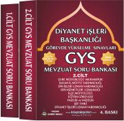 GYS SADECE MEVZUAT SORU BANKASI, Diyanet Görevde Yükselme, Sabri Benli, 2300 Sorulu  Murakıplık, Din Hizmetleri Uzmanlığı, Şube Müdürlüğü, Şeflik, Vaizlik, Vhki, 2 Cilt, 623 Sayfa NOT: SADECE MEVZUAT SORULARI VARDIR ALAN BİLGİSİ YOKTUR