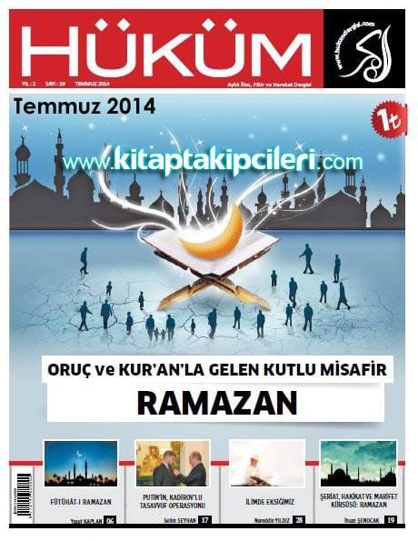 Hüküm Dergisi Temmuz 2014 - 19. Sayı