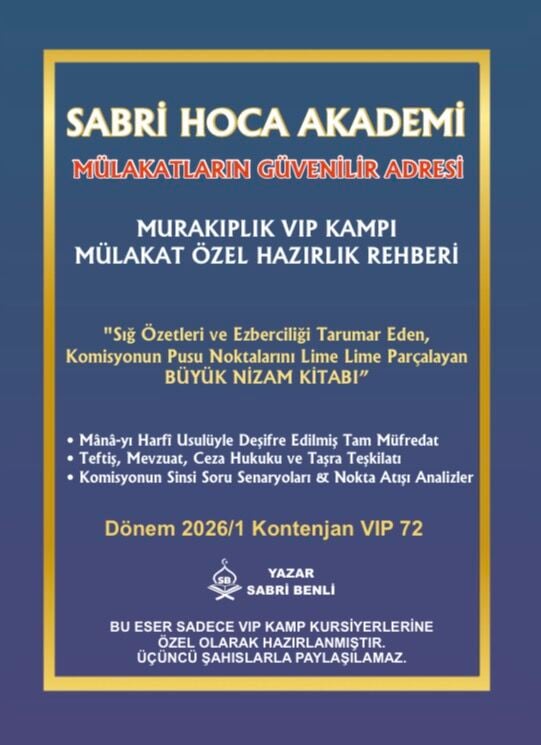 2026 murakıplık mülakat dersleri kitabı 92 Sayfa