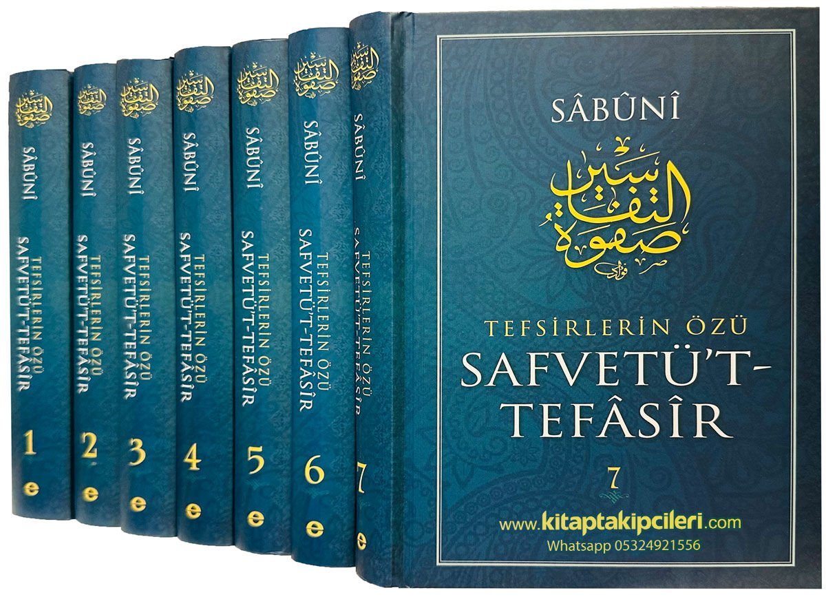 Safvetüt Tefasir Tefsirlerin Özü, Türkçe Tercümesi, Muhammed Ali Es-Sabuni Ciltli 7 Cilt Takım 3608 Sayfa