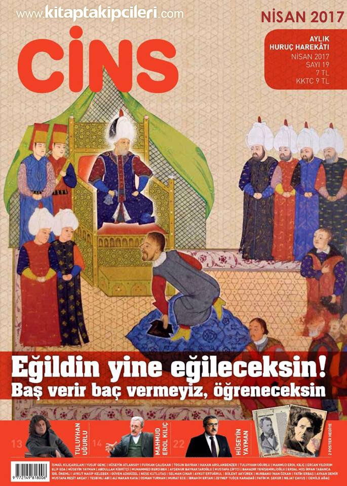 Cins Dergisi NİSAN 2017, Eğildin Yine Eğileceksin, Poster HEDİYELİ