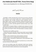 Ana Hatlarıyla Hanefi Fıkhı, Kifayetül Mübtedi Türkçe Tercümesi, Yunus Emre Kargı 122 Sayfa