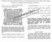 El Cevahirul Lemmaah Fi İstihdari Mülukil Cin, Ebi Hayyullahul Merzuki, İdris Çelebi, Türkçe Arapça