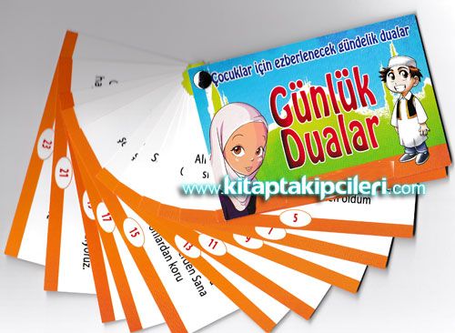 Günlük Dualar, Çocuklar İçin Gündelik Dualar ve Manaları, Cep Kartela