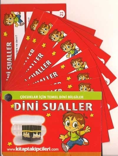 Dini Sualler Çocuklar İçin Temel Dini Bilgiler Cep Kartela