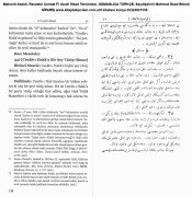 Maturidi Akaidi, Ravzatül Cennat Fi Usulil İtikad Tercümesi, OSMANLICA TÜRKÇE, Seydişehirli Mahmud Esad Efendi